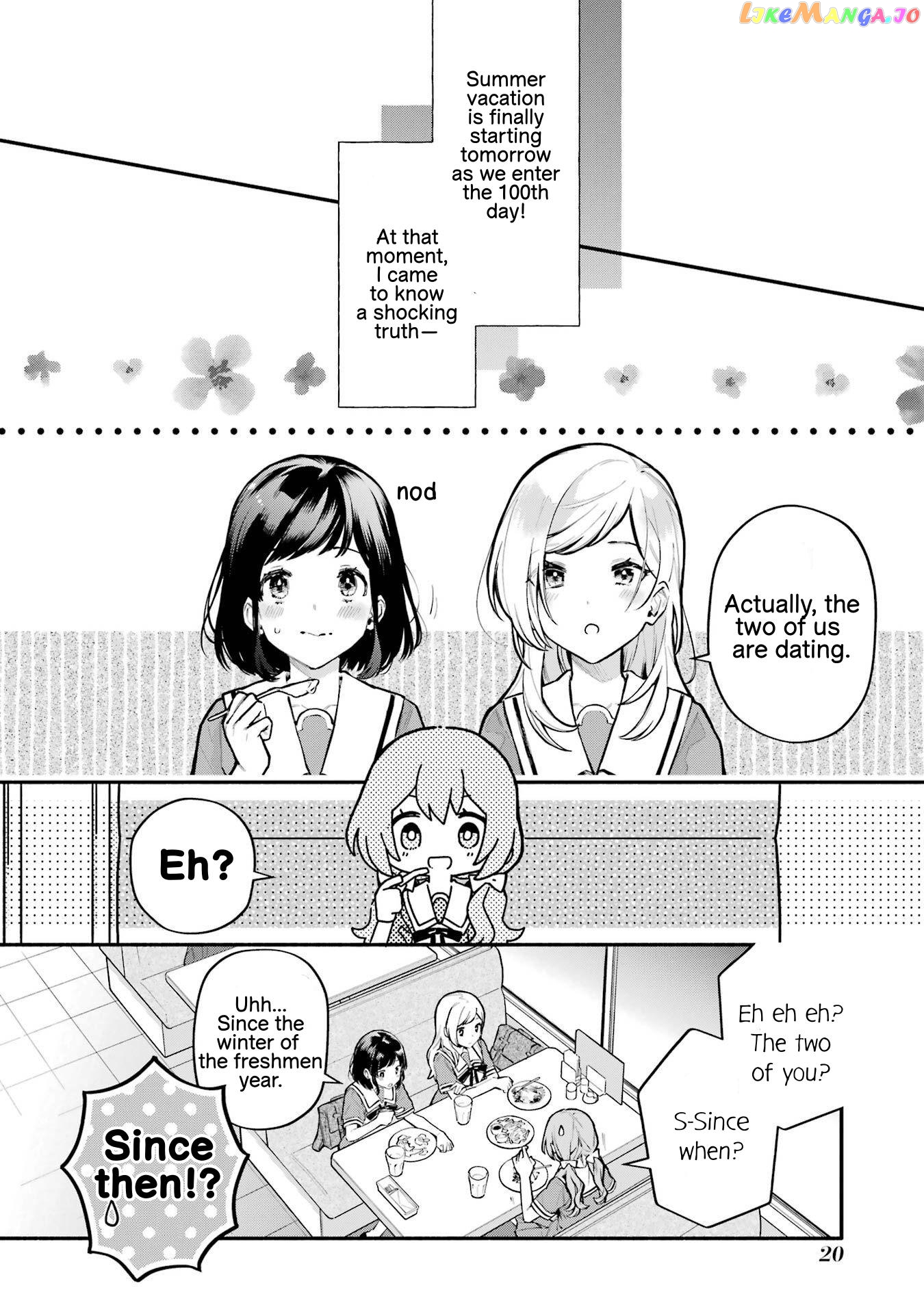 A Yuri Story About A Girl Who Insists “it’s Impossible For Two Girls To Get Together” Completely Falling Within 100 Days chapter 11 - page 23