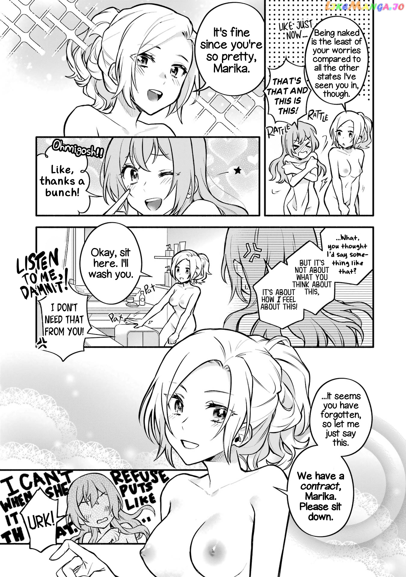 A Yuri Story About A Girl Who Insists “it’s Impossible For Two Girls To Get Together” Completely Falling Within 100 Days chapter 6 - page 22