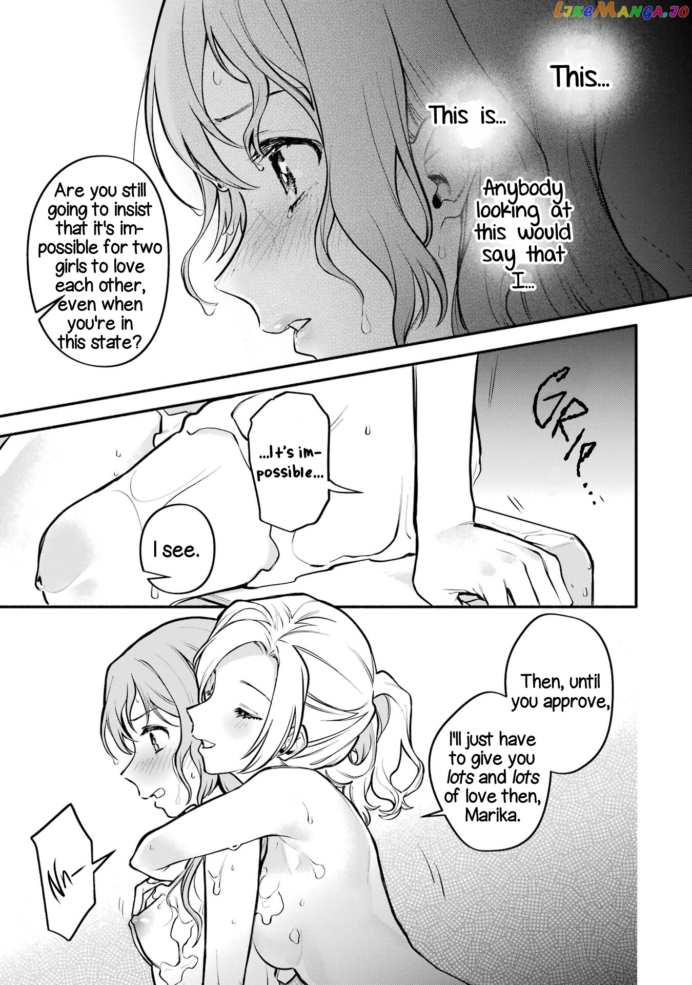 A Yuri Story About A Girl Who Insists “it’s Impossible For Two Girls To Get Together” Completely Falling Within 100 Days chapter 6 - page 30