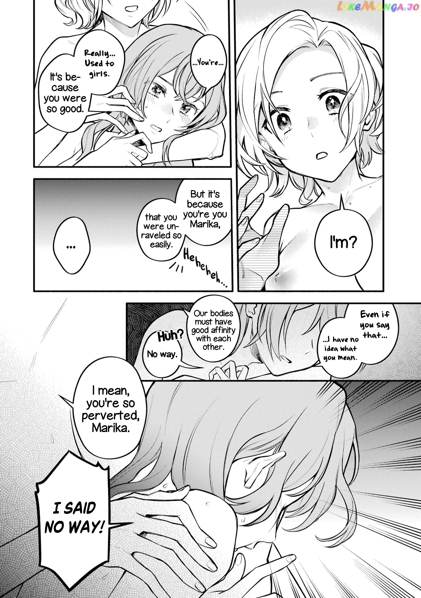 A Yuri Story About A Girl Who Insists “it’s Impossible For Two Girls To Get Together” Completely Falling Within 100 Days chapter 6 - page 33