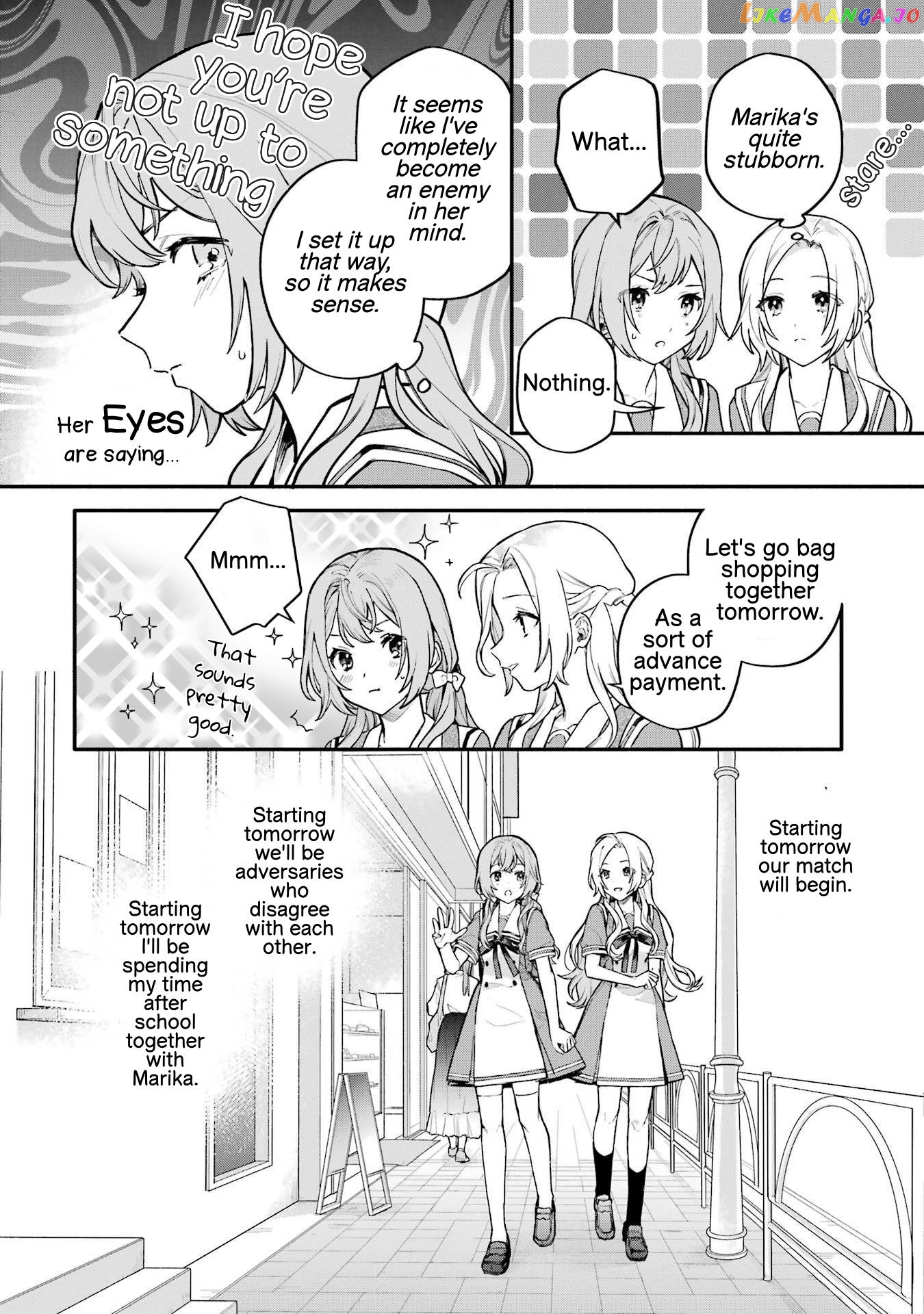 A Yuri Story About A Girl Who Insists “it’s Impossible For Two Girls To Get Together” Completely Falling Within 100 Days chapter 14 - page 16