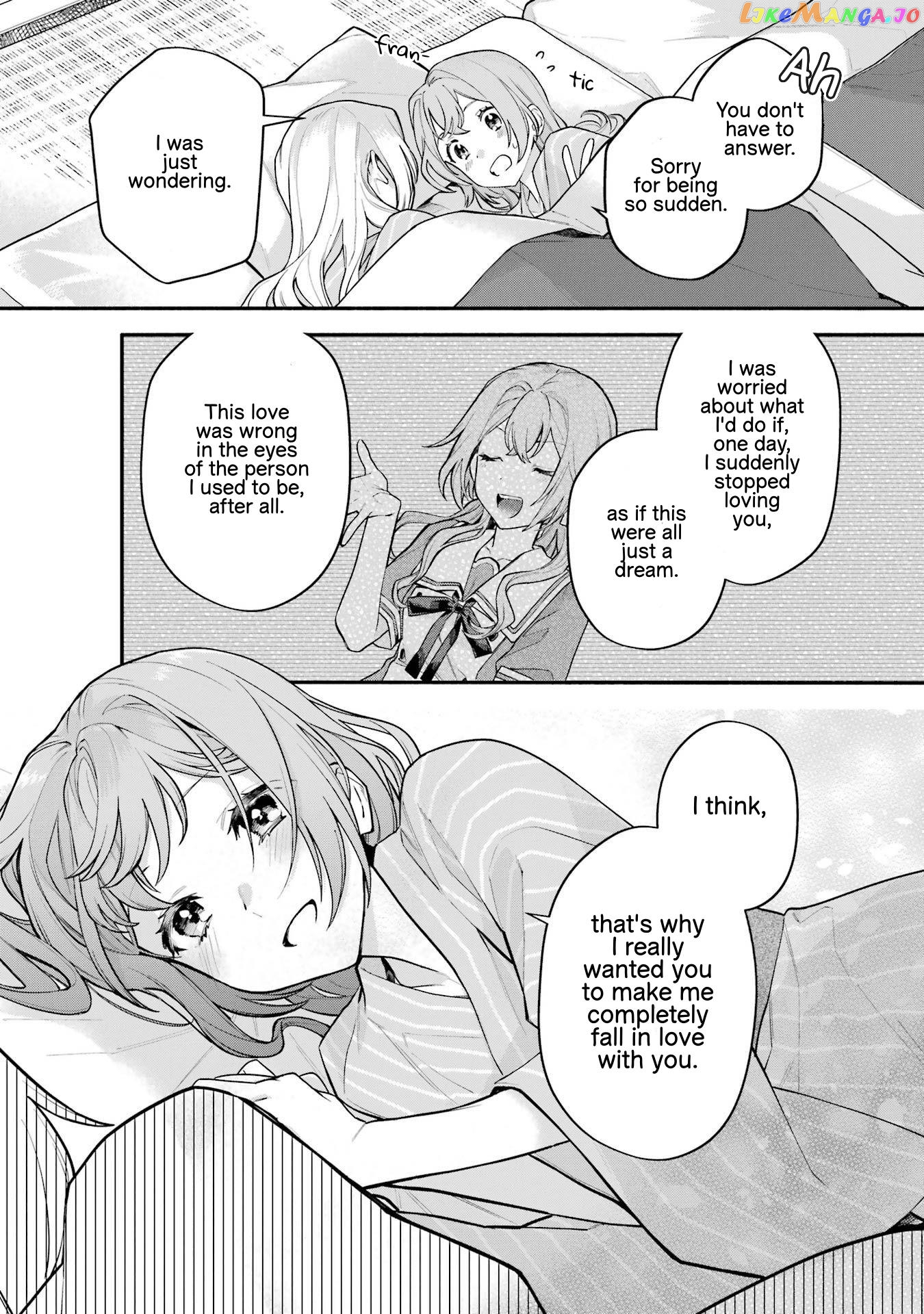 A Yuri Story About A Girl Who Insists “it’s Impossible For Two Girls To Get Together” Completely Falling Within 100 Days chapter 14 - page 27