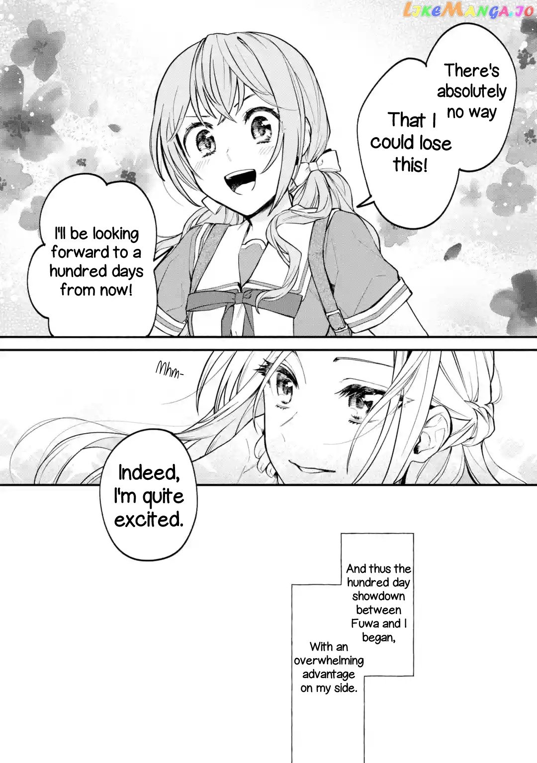 A Yuri Story About A Girl Who Insists “it’s Impossible For Two Girls To Get Together” Completely Falling Within 100 Days chapter 1 - page 31