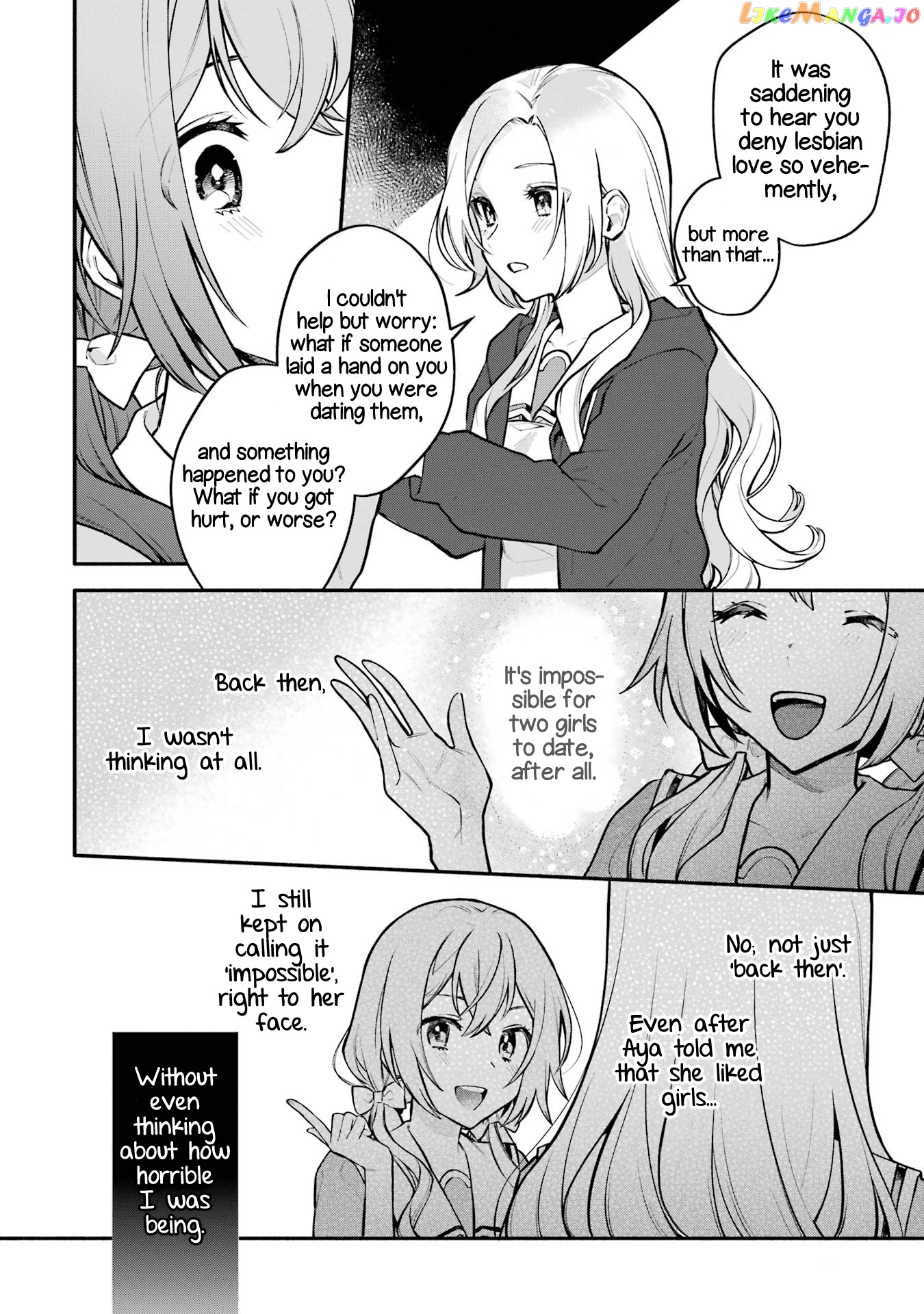 A Yuri Story About A Girl Who Insists “it’s Impossible For Two Girls To Get Together” Completely Falling Within 100 Days chapter 10 - page 4