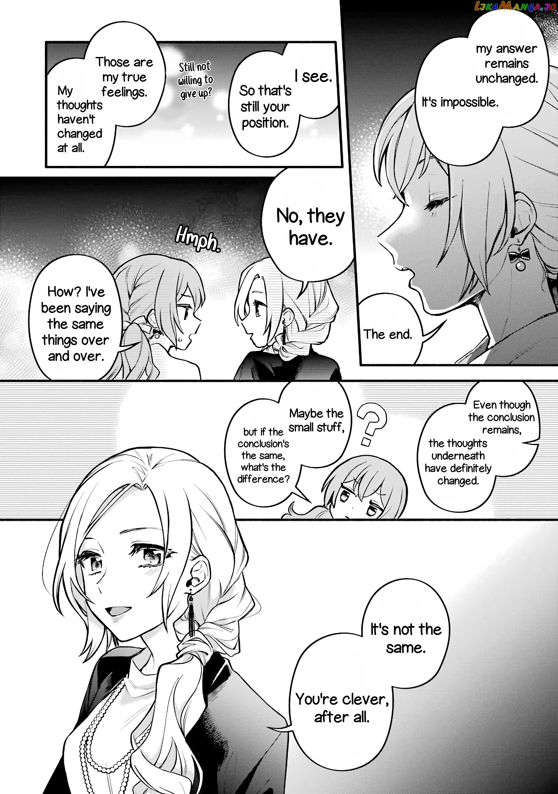 A Yuri Story About A Girl Who Insists “it’s Impossible For Two Girls To Get Together” Completely Falling Within 100 Days chapter 5 - page 30