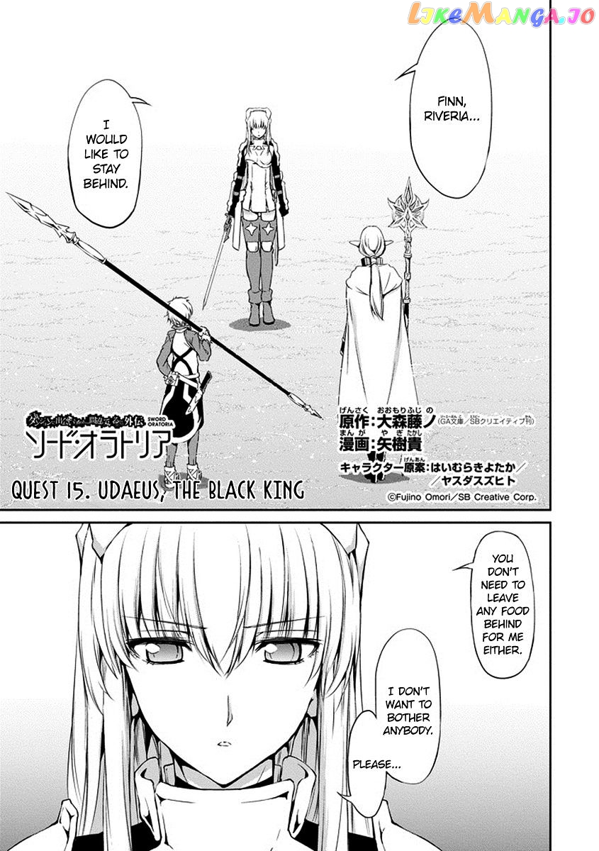 Dungeon Ni Deai O Motomeru No Wa Machigatte Iru Darou Ka Gaiden – Sword Oratoria chapter 15 - page 3