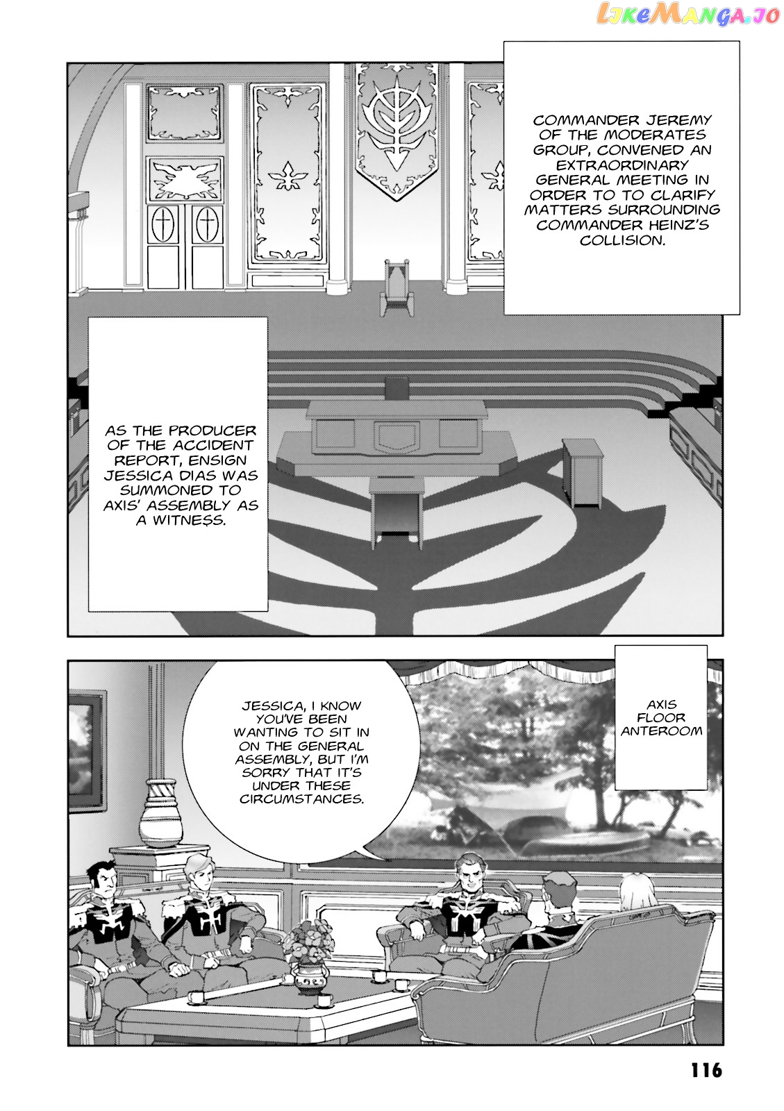 Kidou Senshi Gundam: C.D.A. Wakaki Suisei no Shouzou chapter 58 - page 14