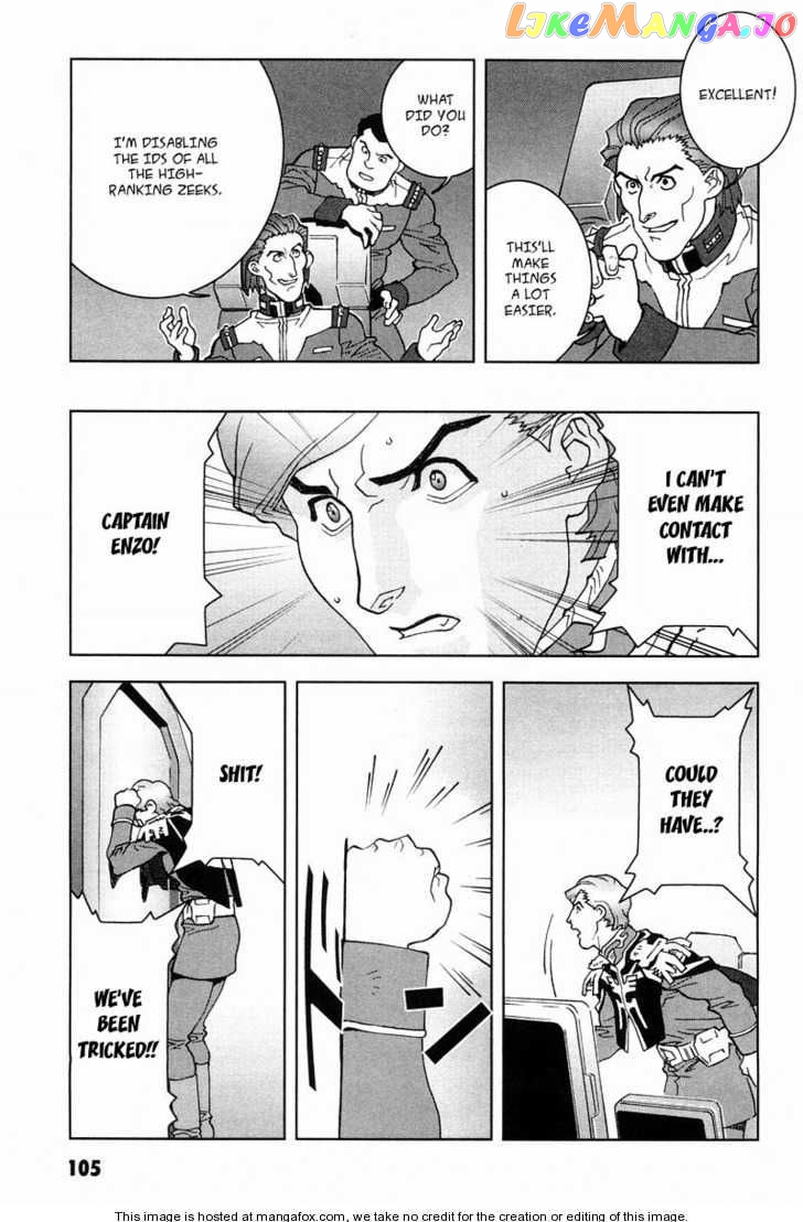 Kidou Senshi Gundam: C.D.A. Wakaki Suisei no Shouzou chapter 15-18 - page 105