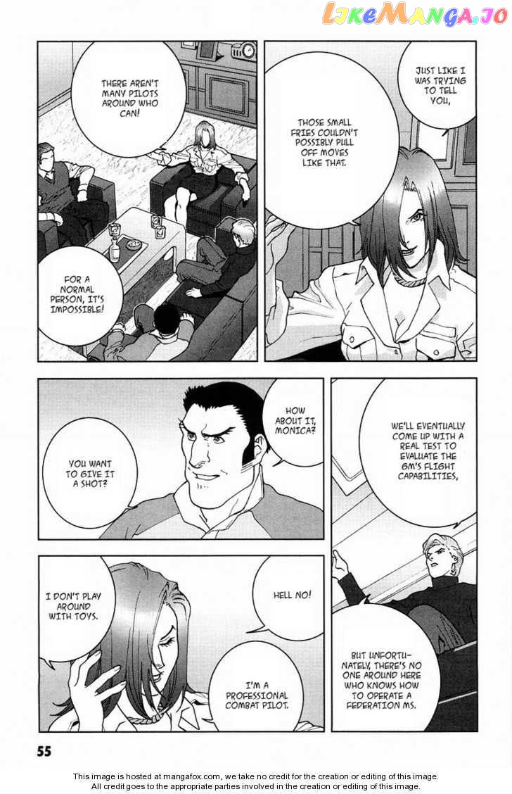 Kidou Senshi Gundam: C.D.A. Wakaki Suisei no Shouzou chapter 15-18 - page 56