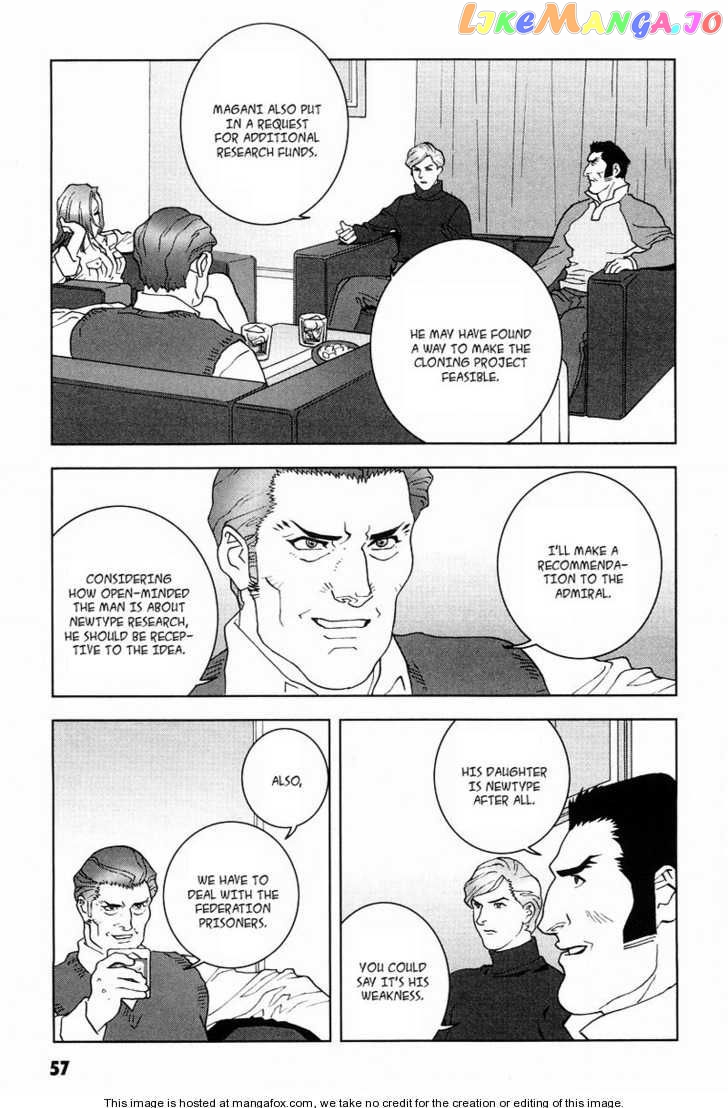 Kidou Senshi Gundam: C.D.A. Wakaki Suisei no Shouzou chapter 15-18 - page 58