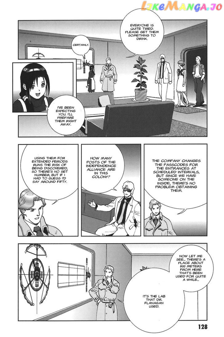 Kidou Senshi Gundam: C.D.A. Wakaki Suisei no Shouzou chapter 38-44 - page 129