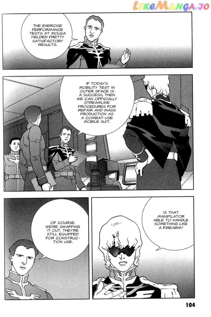 Kidou Senshi Gundam: C.D.A. Wakaki Suisei no Shouzou chapter 23 - page 104