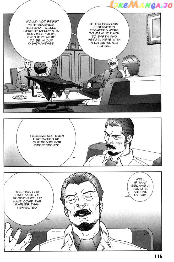 Kidou Senshi Gundam: C.D.A. Wakaki Suisei no Shouzou chapter 23 - page 116