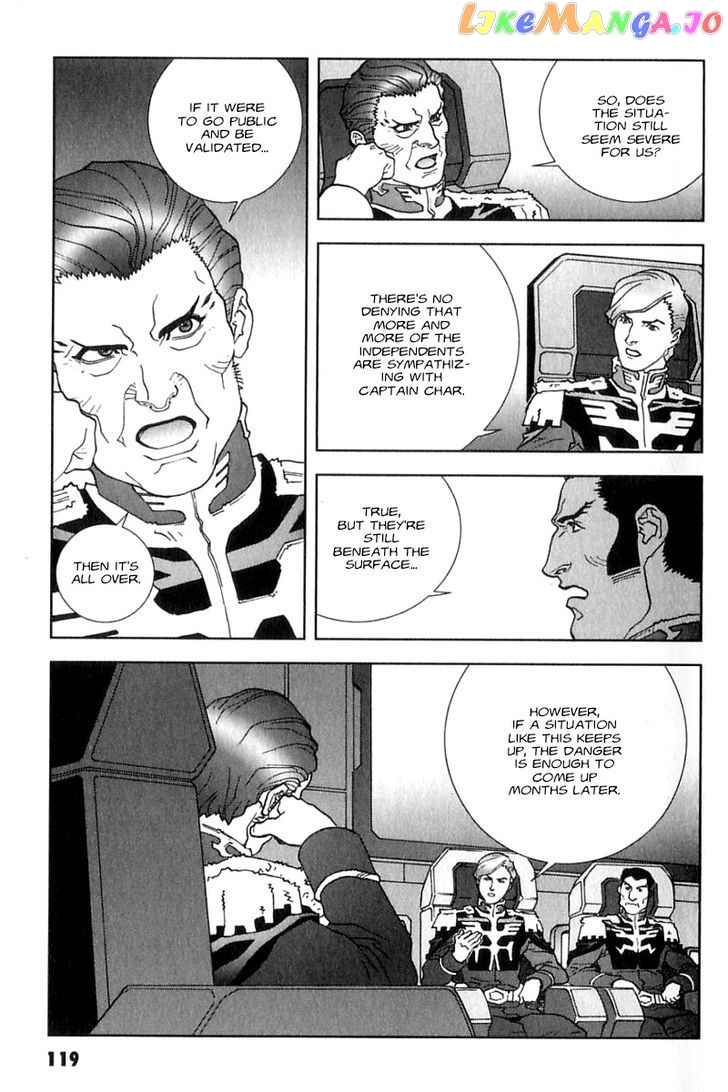 Kidou Senshi Gundam: C.D.A. Wakaki Suisei no Shouzou chapter 23 - page 119