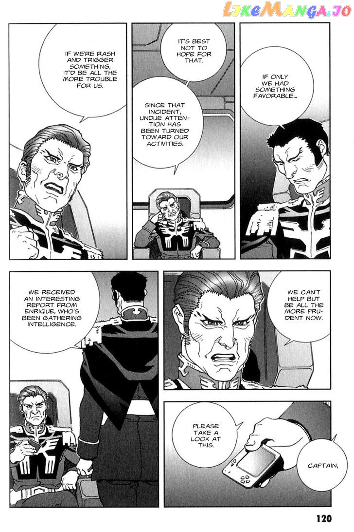 Kidou Senshi Gundam: C.D.A. Wakaki Suisei no Shouzou chapter 23 - page 120