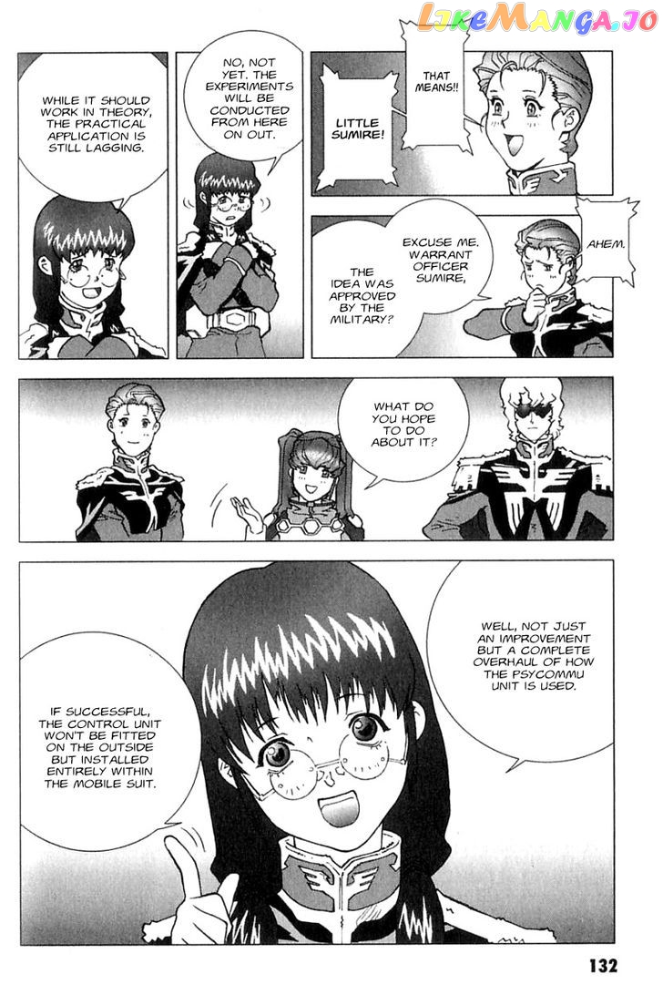 Kidou Senshi Gundam: C.D.A. Wakaki Suisei no Shouzou chapter 23 - page 132