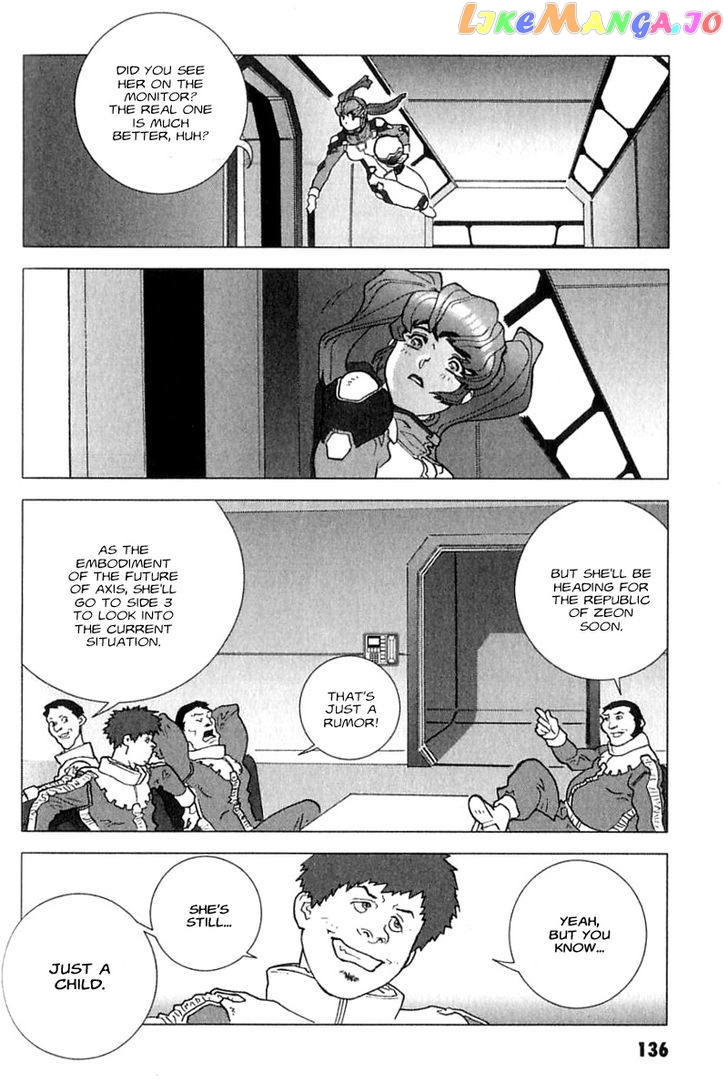 Kidou Senshi Gundam: C.D.A. Wakaki Suisei no Shouzou chapter 23 - page 136
