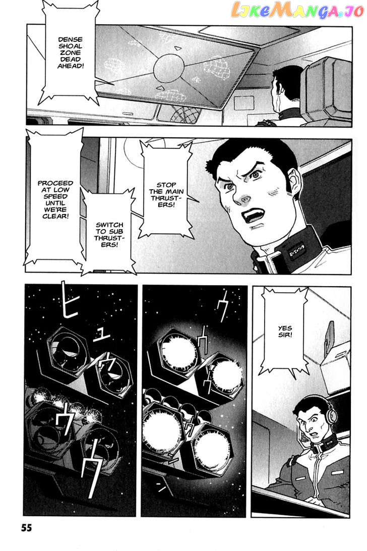 Kidou Senshi Gundam: C.D.A. Wakaki Suisei no Shouzou chapter 23 - page 55