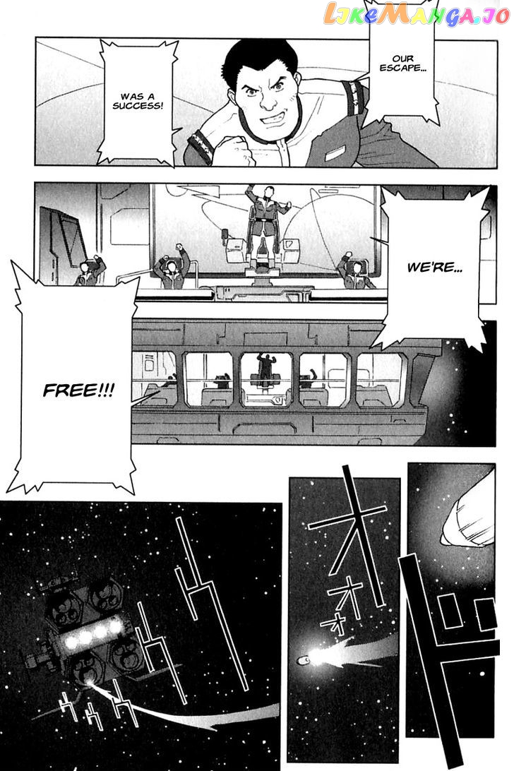 Kidou Senshi Gundam: C.D.A. Wakaki Suisei no Shouzou chapter 23 - page 57