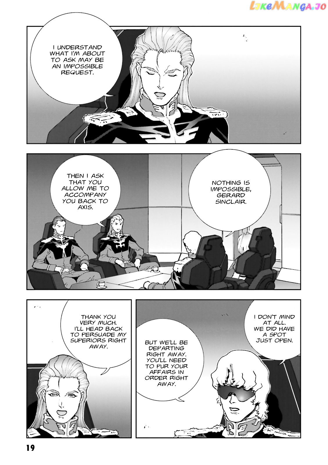 Kidou Senshi Gundam: C.D.A. Wakaki Suisei no Shouzou chapter 55 - page 19