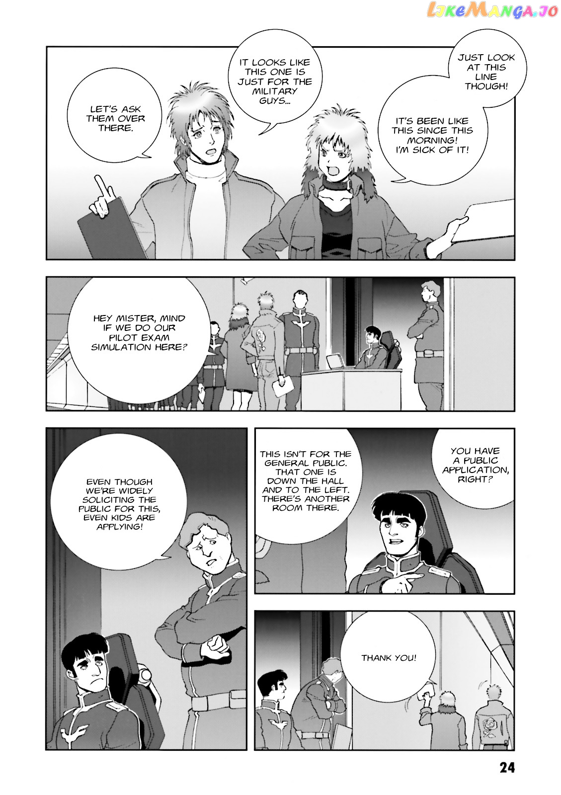 Kidou Senshi Gundam: C.D.A. Wakaki Suisei no Shouzou chapter 55 - page 24