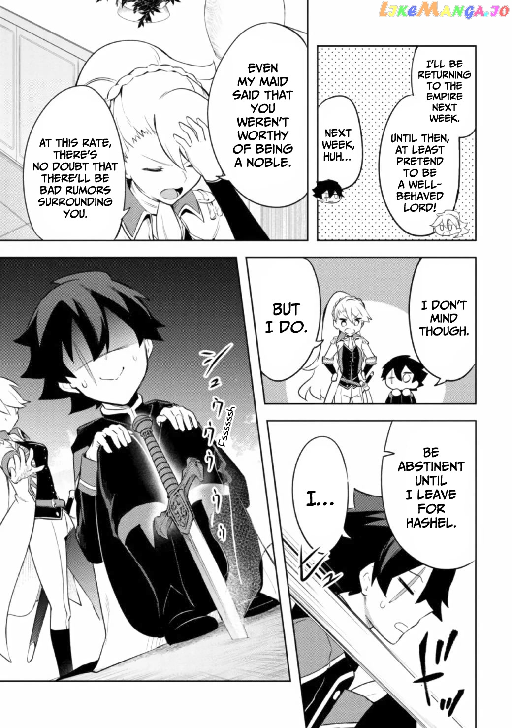 Kuro No Senki Isekai Ten’I Shita Boku Ga Saikyou Na No Wa Bed No Ue Dake No You Desu chapter 8 - page 22