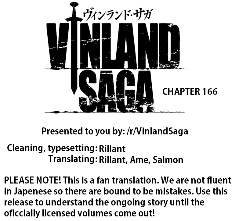 Vinland Saga chapter 166 - page 1