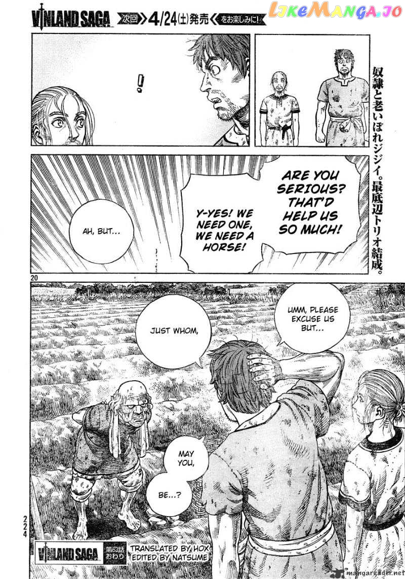 Vinland Saga chapter 63 - page 20