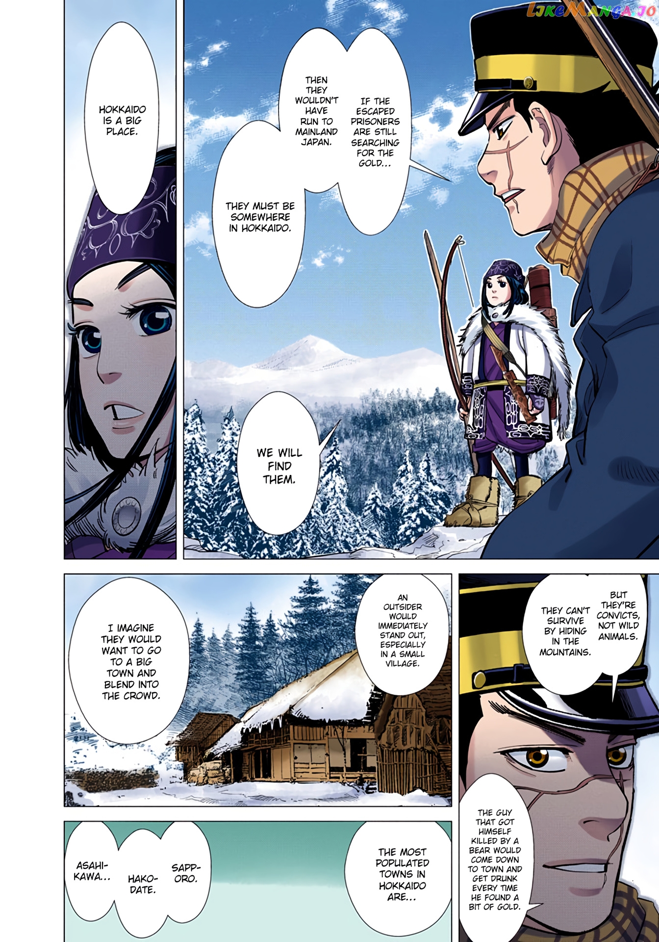 Golden Kamuy - Digital Colored Comics chapter 3 - page 4