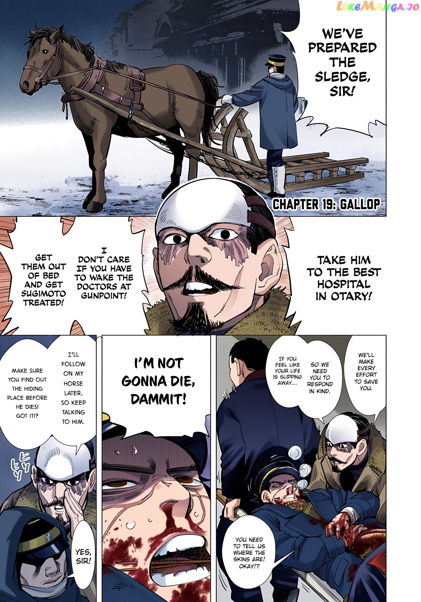 Golden Kamuy - Digital Colored Comics chapter 19 - page 1