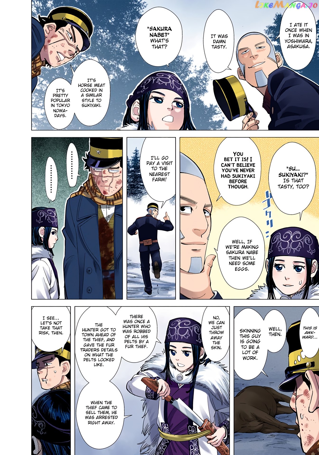 Golden Kamuy - Digital Colored Comics chapter 20 - page 4