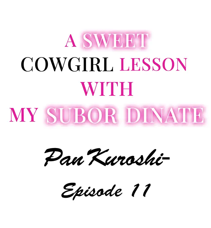 A Sweet Cowgirl Lesson With My Subordinate chapter 11 - page 1