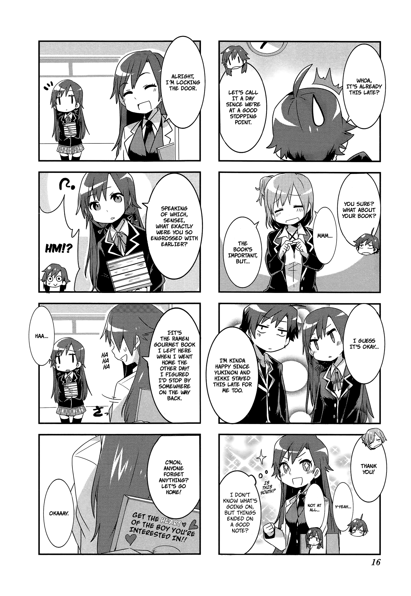 Yahari 4-Koma Demo Ore No Seishun Love Come Wa Machigatteiru. chapter 1 - page 15