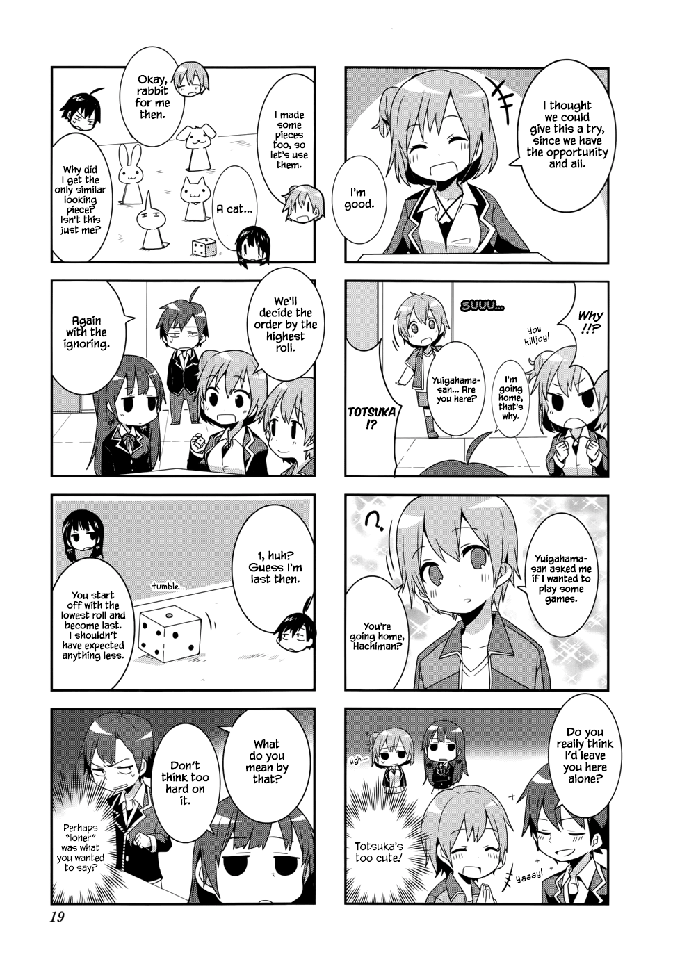 Yahari 4-Koma Demo Ore No Seishun Love Come Wa Machigatteiru. chapter 2 - page 3