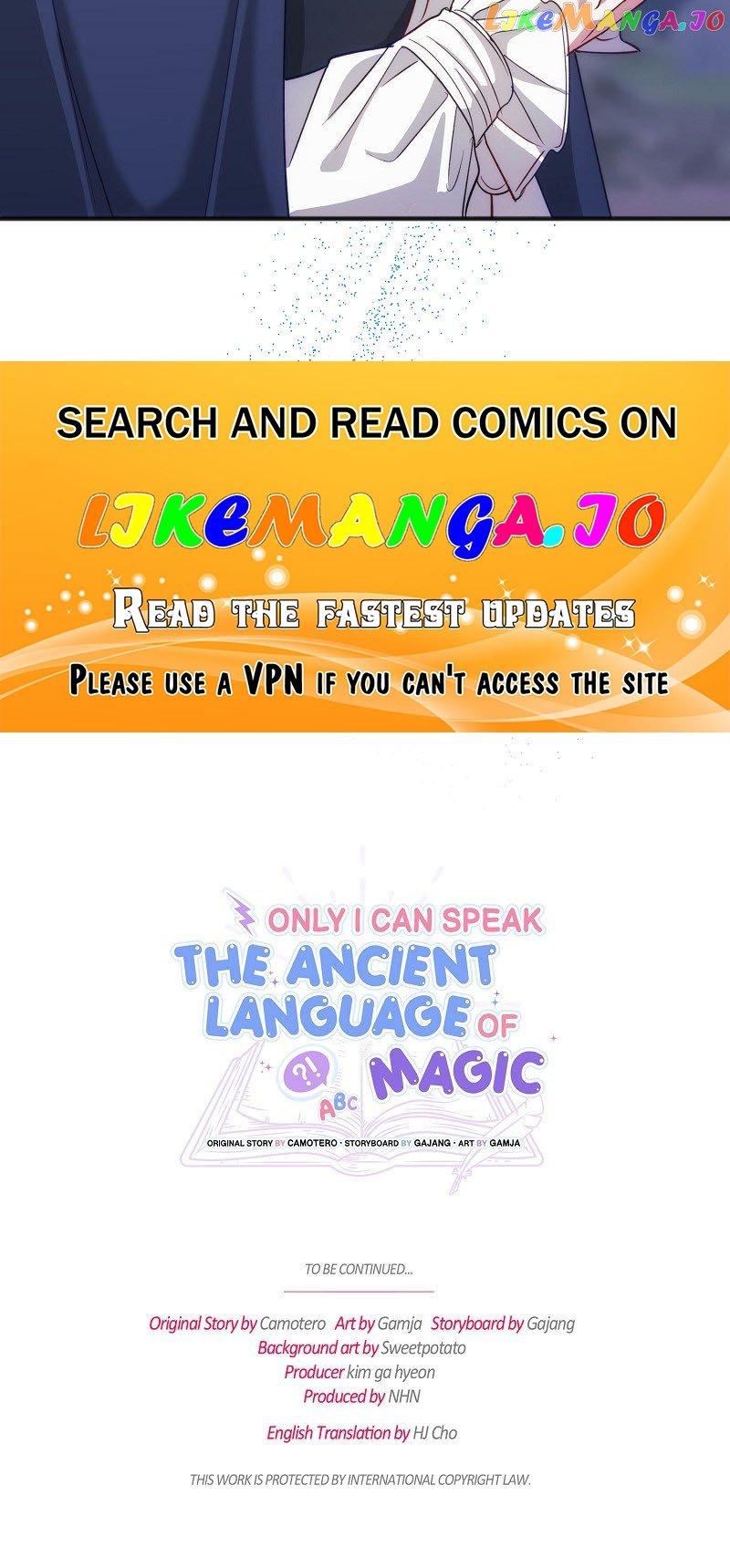 Only I Can Speak the Ancient Language of Magic Chapter 39 - page 67