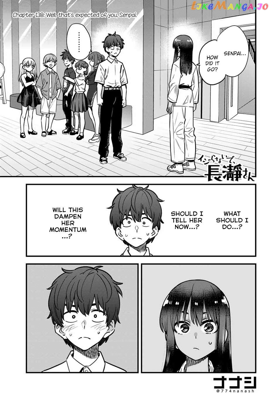 Please Don’t Bully Me, Nagatoro Chapter 138 - page 1