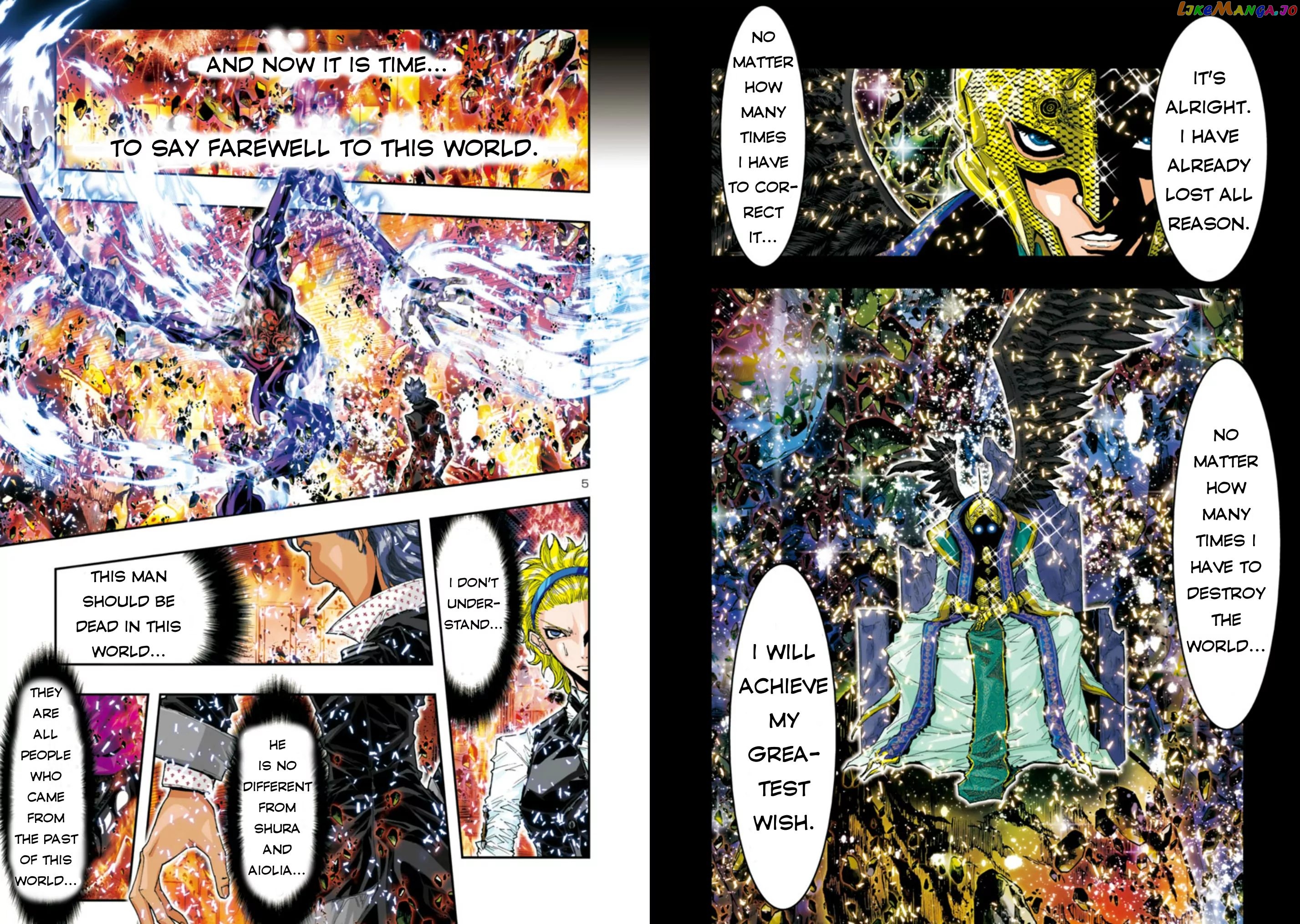 Saint Seiya Episode.g -Assassin- chapter 50 - page 5