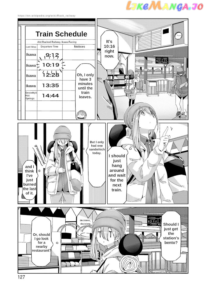 Yurucamp - Manga chapter 57 - page 21