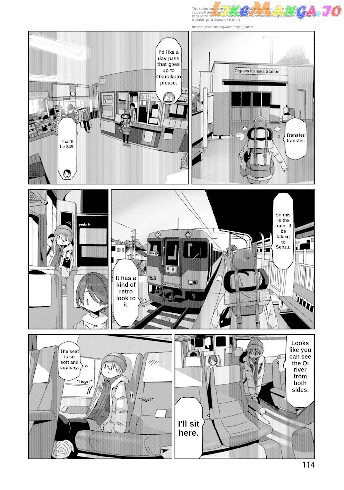 Yurucamp - Manga chapter 57 - page 8