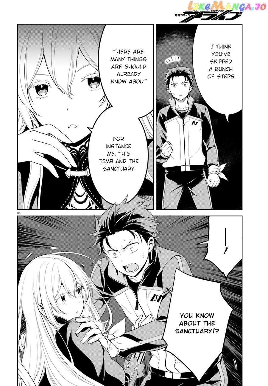 Re:zero Kara Hajimeru Isekai Seikatsu Dai 4-Shou - Seiiki To Gouyoku No Majo chapter 3 - page 35