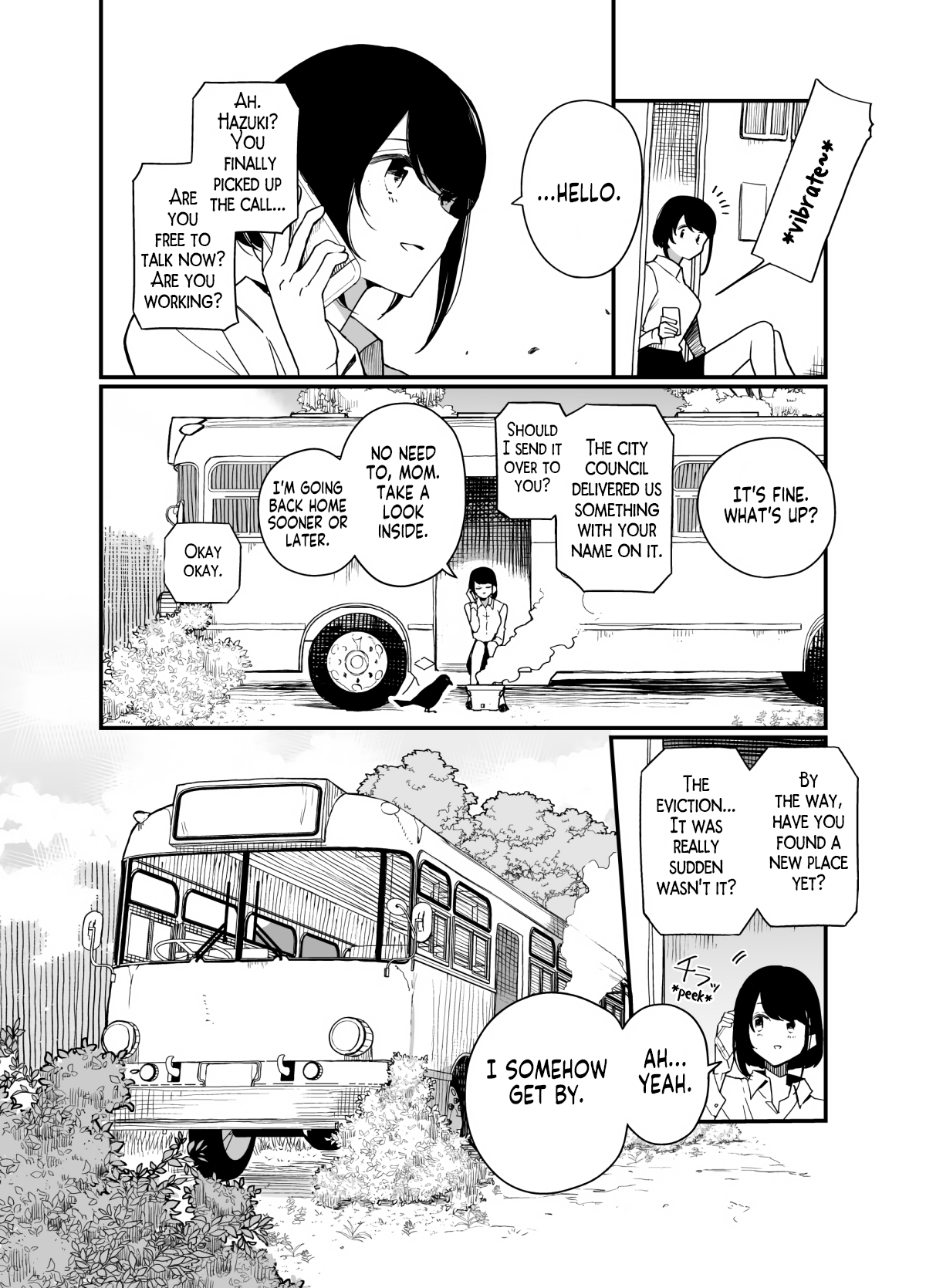 Living In An Abandoned Bus chapter 1 - page 12