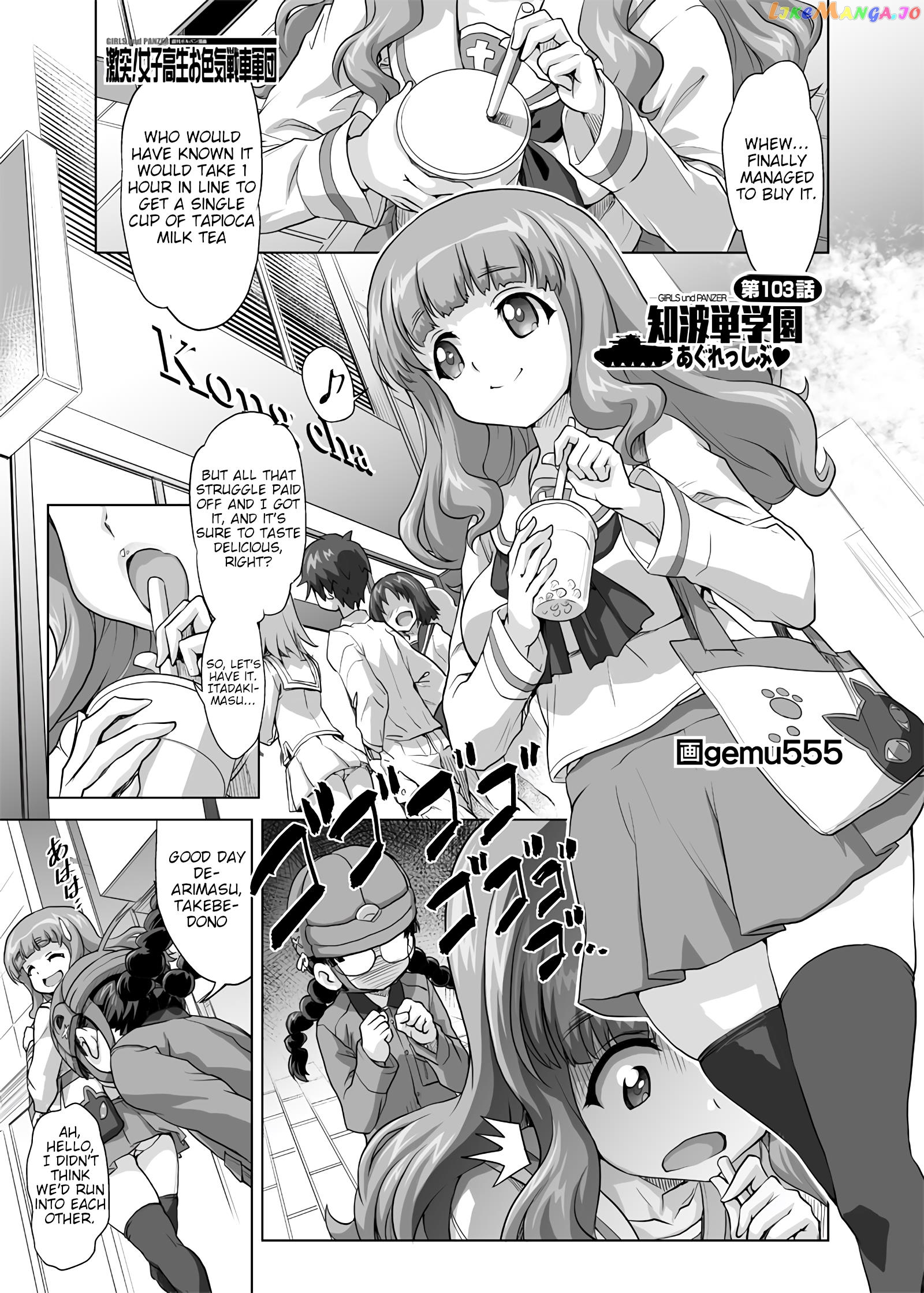 Girls Und Panzer – Chi-Hatan Academy Aggressive chapter 103 - page 1