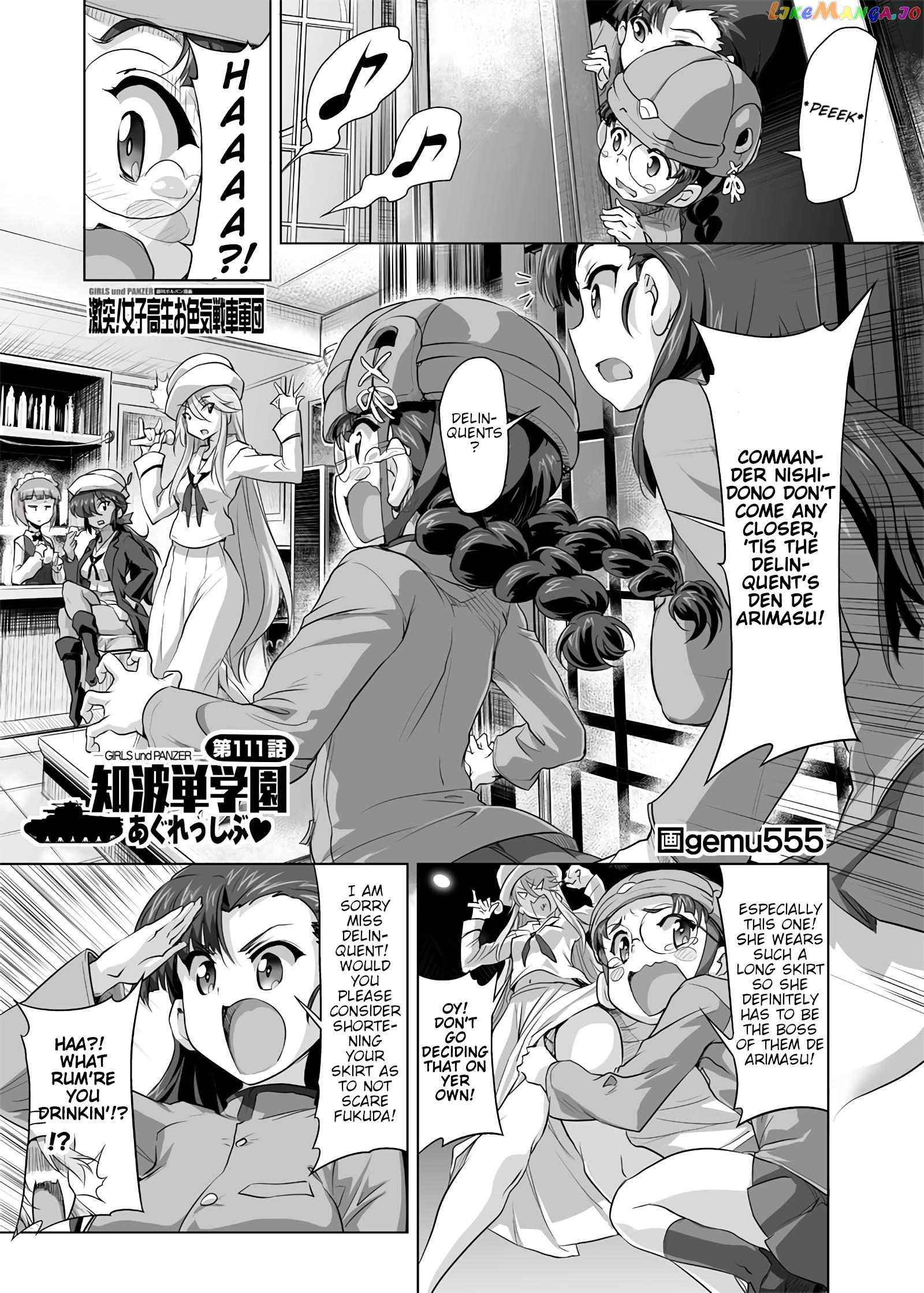 Girls Und Panzer – Chi-Hatan Academy Aggressive chapter 111 - page 1