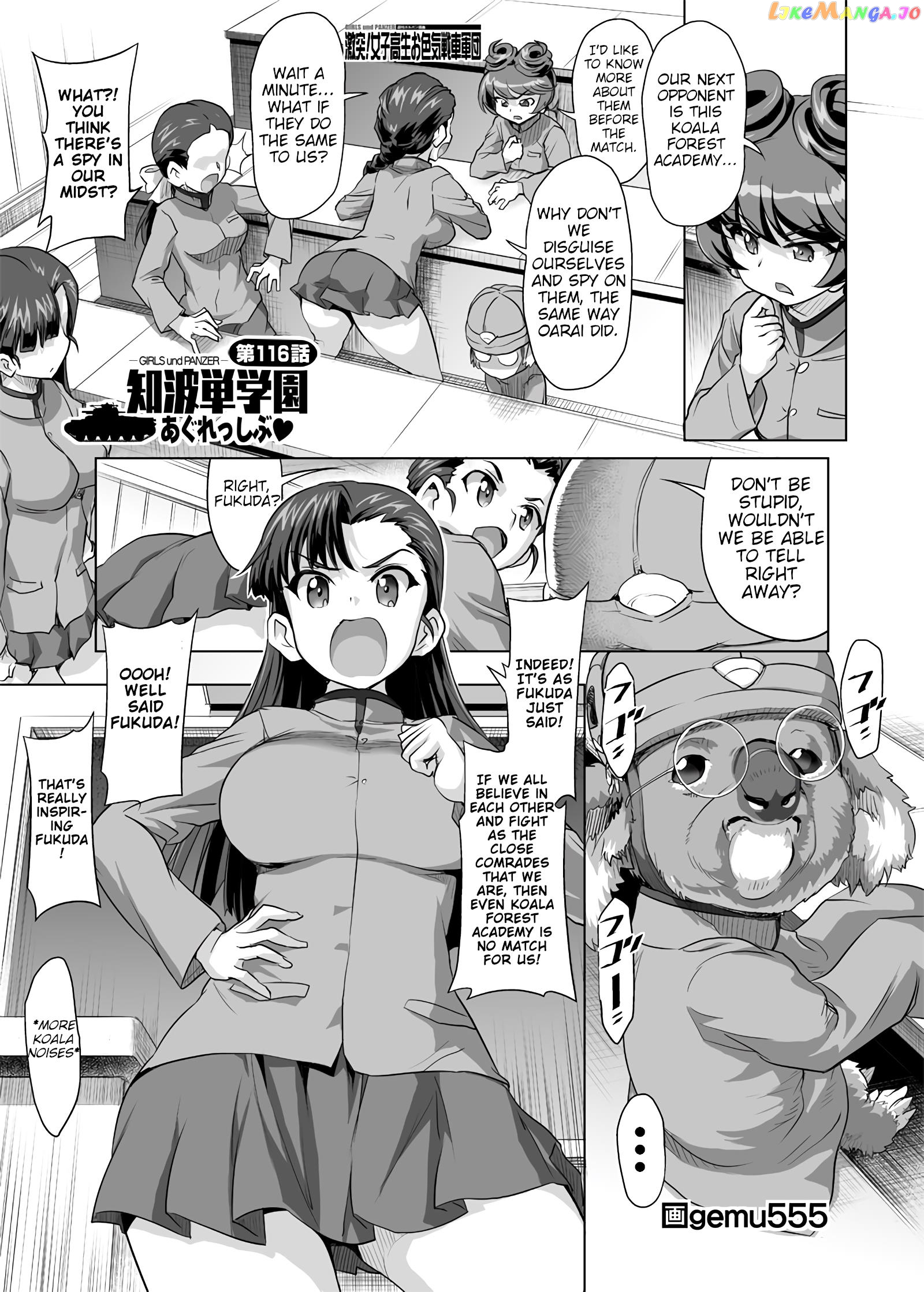 Girls Und Panzer – Chi-Hatan Academy Aggressive chapter 116 - page 1