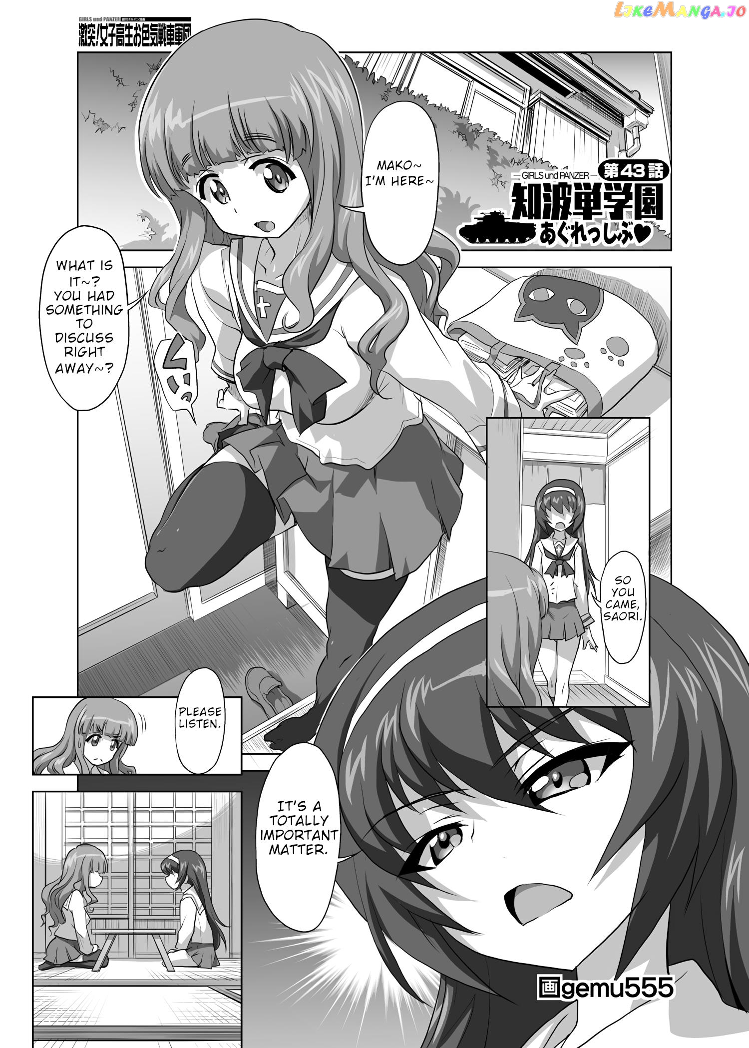 Girls Und Panzer – Chi-Hatan Academy Aggressive chapter 43 - page 1