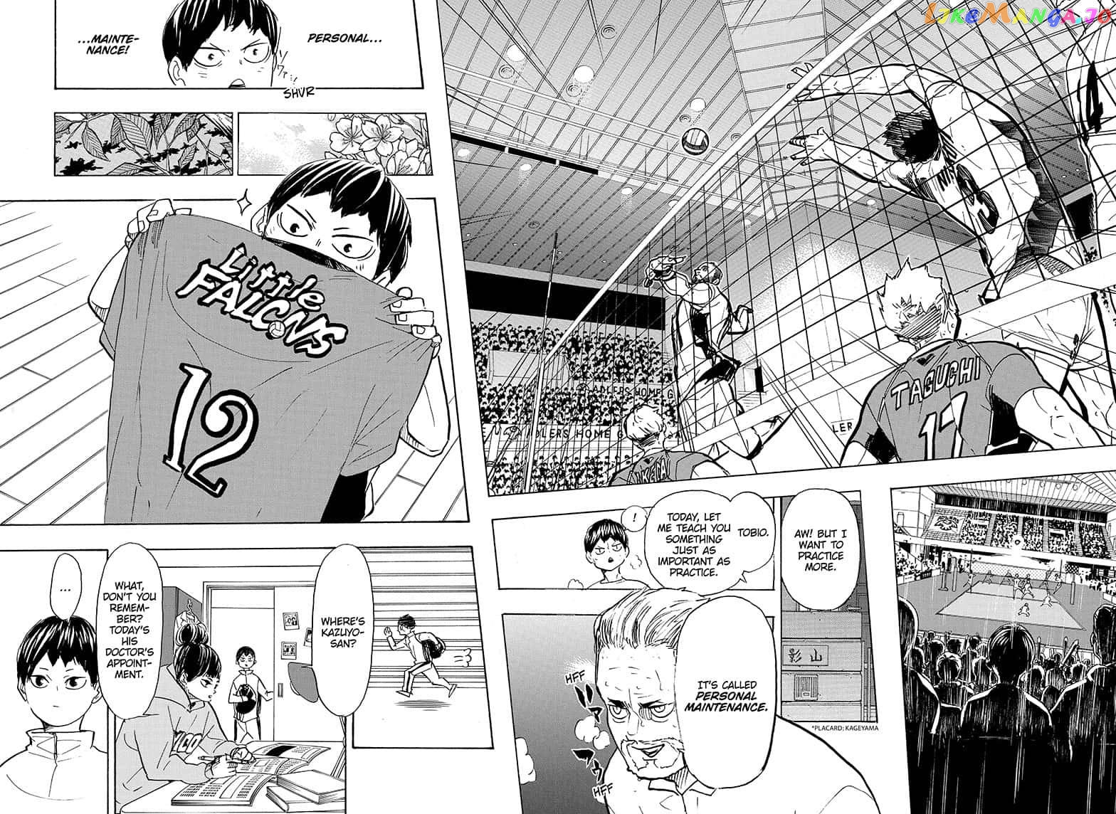 Haikyuu!! chapter 387 - page 8