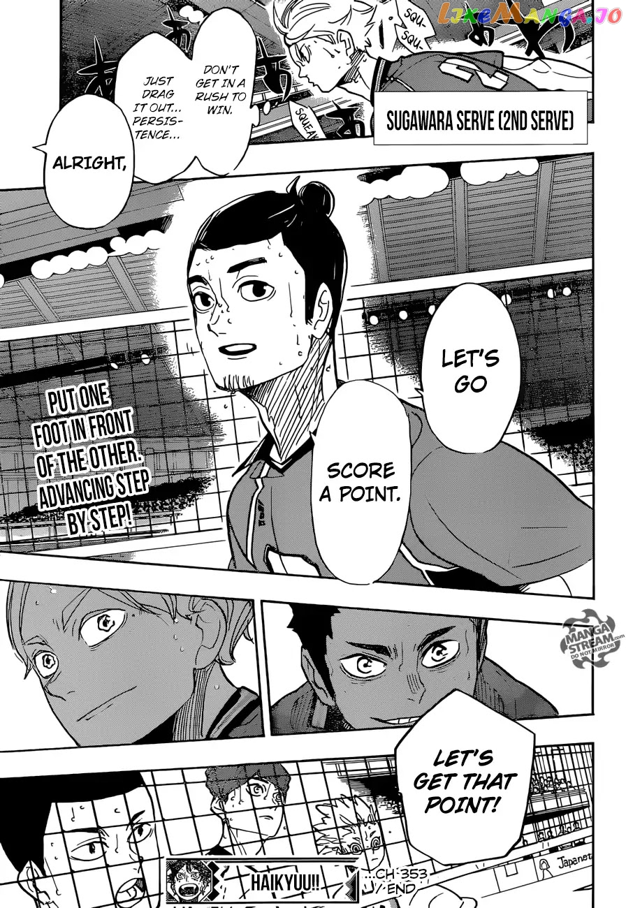 Haikyuu!! chapter 353 - page 18