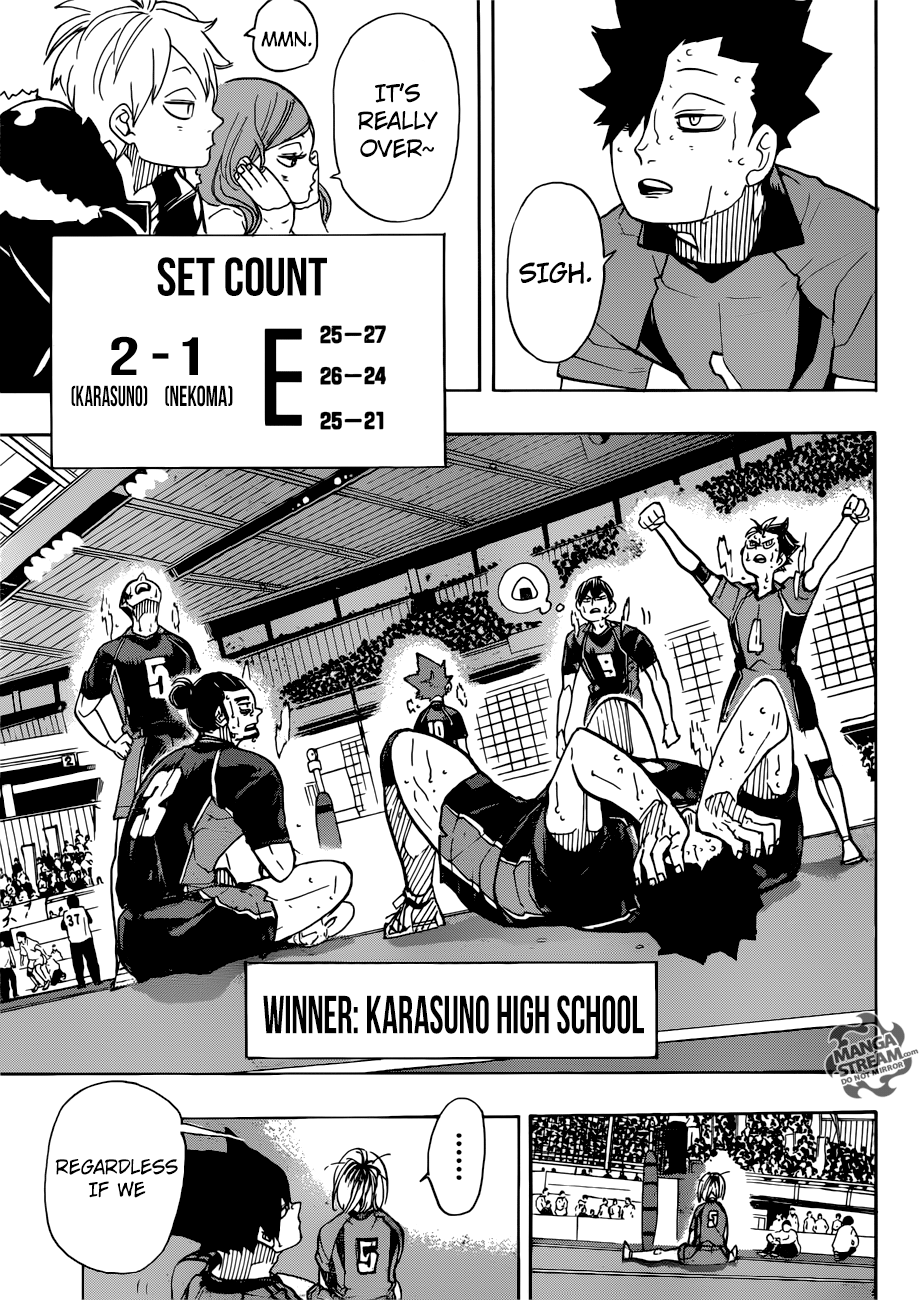 Haikyuu!! chapter 324 - page 15