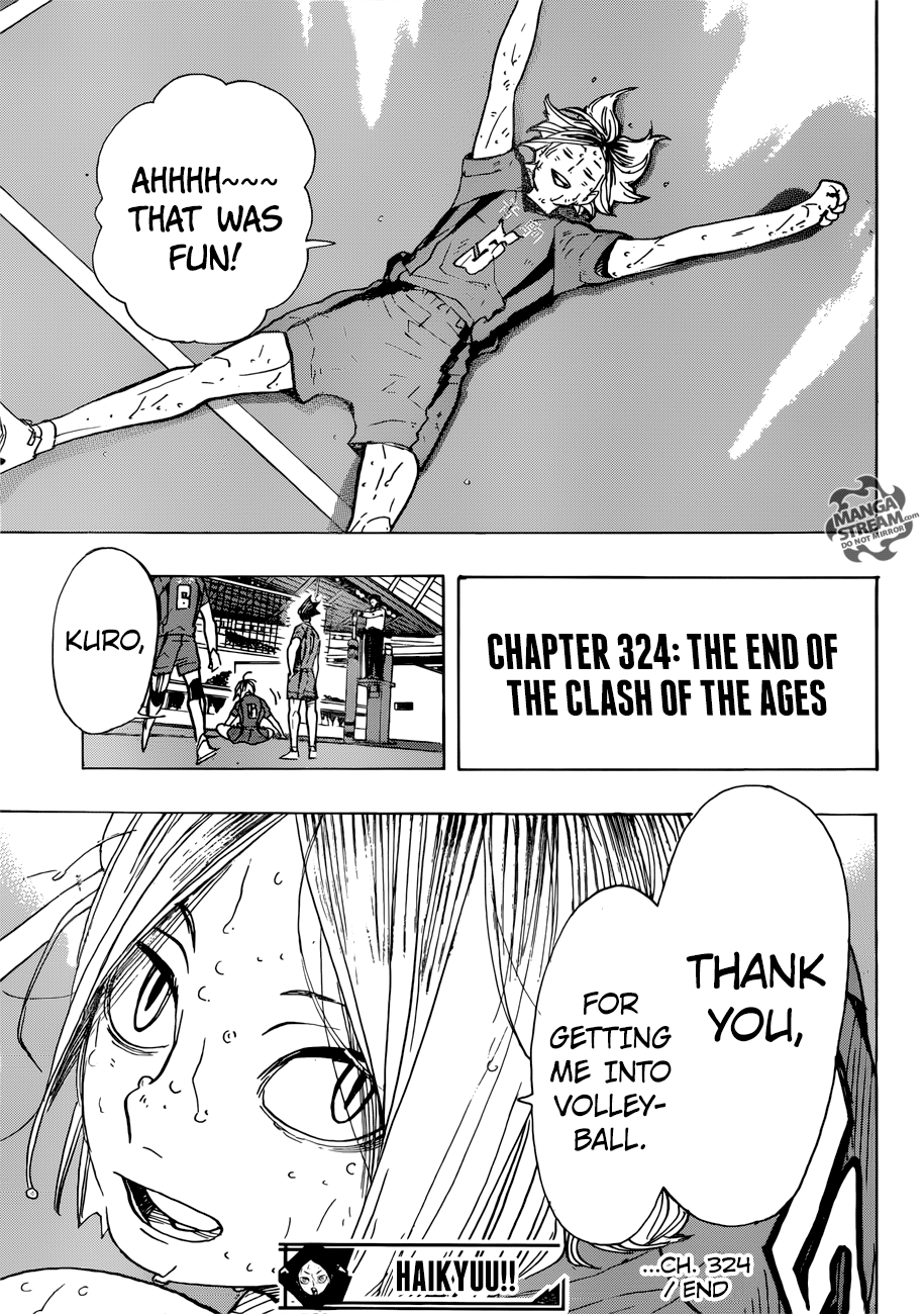 Haikyuu!! chapter 324 - page 17