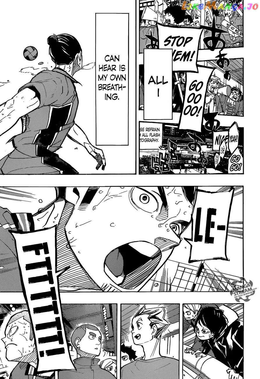 Haikyuu!! chapter 354 - page 15